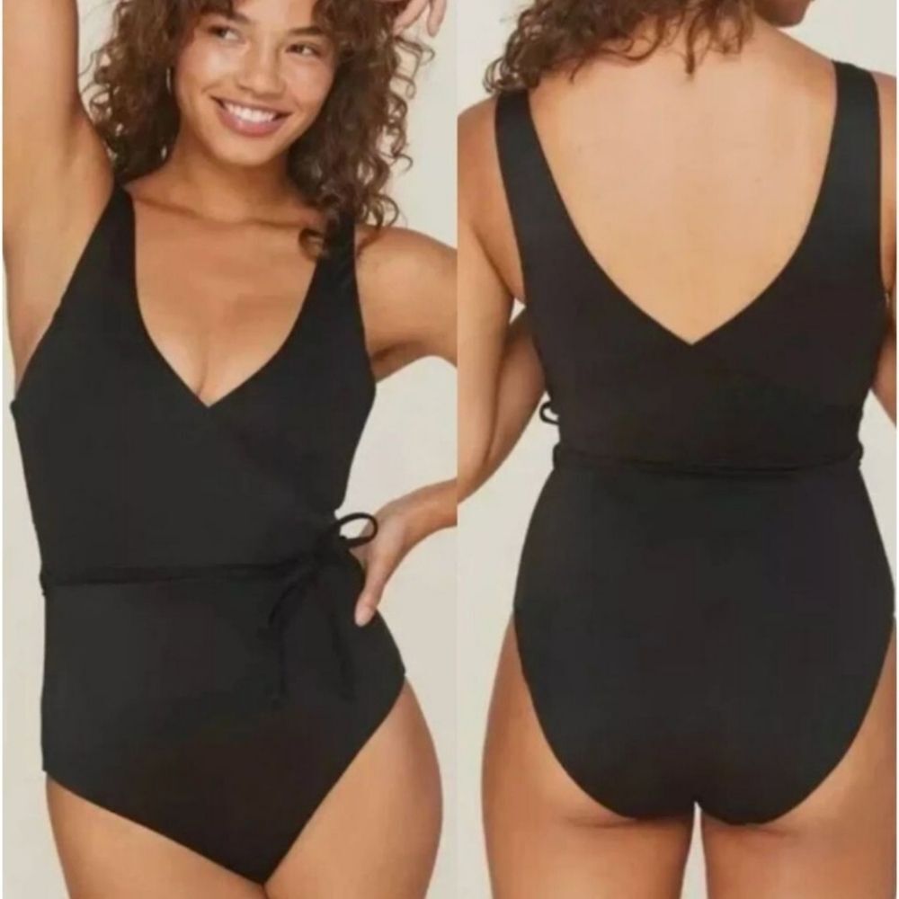 Andie Swim 28B The Belmar One Piece‎ Black Swimsuit NWT Small
